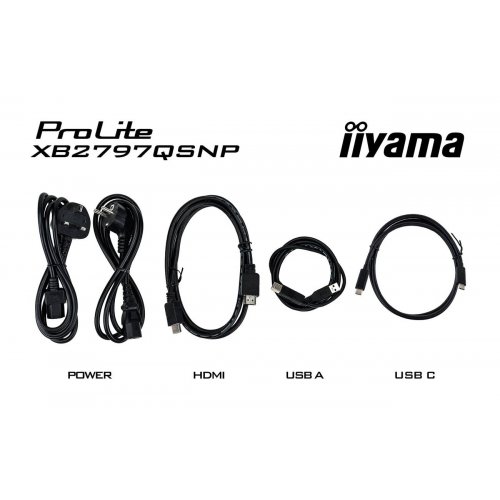 Монитор Iiyama 27" ProLite XB2797QSNP-B1 Black купить в Украине: Киев, Днепр, Харьков, Одесса  | Низкая цена, отзывы, характеристики от TELEMART фото
