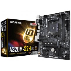 Материнська плата Gigabyte GA-A320M-S2H (sAM4, AMD A320) (Відновлено продавцем, 886665)