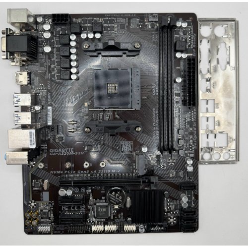 Материнська плата Gigabyte GA-A320M-S2H (sAM4, AMD A320) (Відновлено продавцем, 886665) купити в Україні: Київ, Львів, Хмельницький, Тернопіль, Івано-Франківськ | Перевірка сумісності, низька ціна, відгуки, характеристики від TELEMART фото