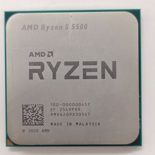 Процессор AMD Ryzen 5 5500 3.6(4.2)GHz 16MB sAM4 Tray (100-000000457) (Восстановлено продавцом, 886699) купить в Украине: Киев, Днепр, Харьков, Одесса  | Проверка совместимости, низкая цена, отзывы, характеристики от TELEMART фото