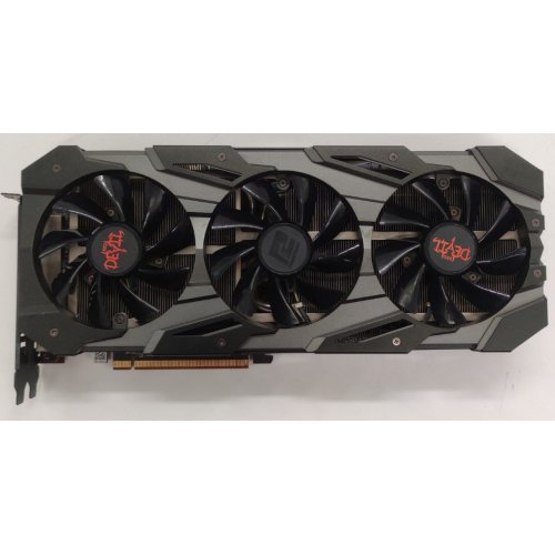 Видеокарта PowerColor Radeon RX 5700 XT Red Devil 8192MB (AXRX 5700XT 8GBD6-3DHE/OC) (Восстановлено продавцом, 886720) купить в Украине: Киев, Днепр, Харьков, Одесса  | Проверка совместимости, низкая цена, отзывы, характеристики от TELEMART фото