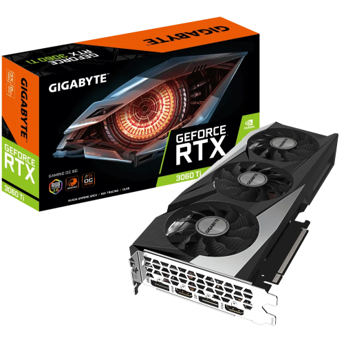 Відеокарта Gigabyte GeForce RTX 3060 Ti Gaming OC 8192MB (GV-N306TGAMING OC-8GD 2.0) (Відновлено продавцем, 886722) купити в Україні: Київ, Львів, Хмельницький, Тернопіль, Івано-Франківськ | Перевірка сумісності, низька ціна, відгуки, характеристики від TELEMART фото