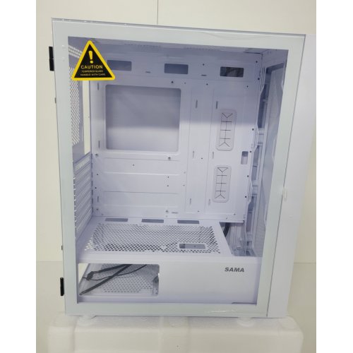 Уцінка корпус SAMA 3509 без БЖ White (Корпус без комплектних кулерів, 886731) купити в Україні: Київ, Львів, Хмельницький, Тернопіль, Івано-Франківськ | Перевірка сумісності, низька ціна, відгуки, характеристики від TELEMART фото