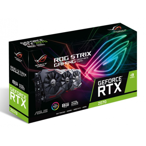 Фото Видеокарта Asus ROG GeForce RTX 2070 STRIX 8192MB (ROG-STRIX-RTX2070-8G-GAMING)
