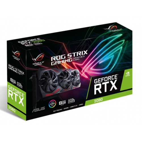 Фото Видеокарта Asus ROG GeForce RTX 2080 STRIX 8192MB (ROG-STRIX-RTX2080-8G-GAMING)