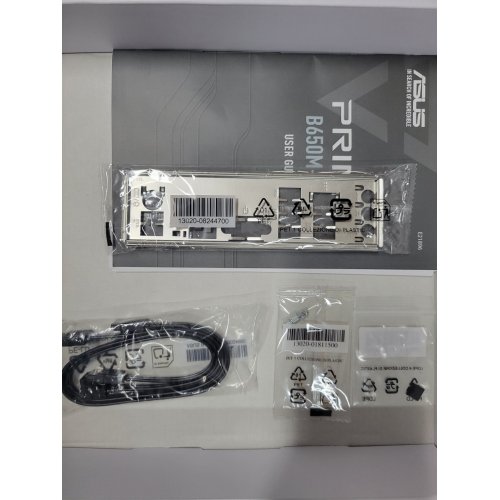 Уцінка материнська плата Asus PRIME B650M-K (sAM5, AMD B650) (Сліди використання, 886883) купити в Україні: Київ, Львів, Хмельницький, Тернопіль, Івано-Франківськ | Перевірка сумісності, низька ціна, відгуки, характеристики від TELEMART фото