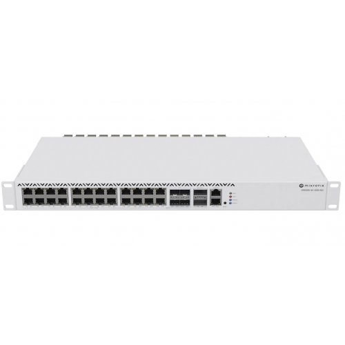 Мережевий комутатор Mikrotik CRS326 (CRS326-4C+20G+2Q+RM) купити в Україні: Київ, Львів, Хмельницький, Тернопіль, Івано-Франківськ | Низька ціна, відгуки, характеристики від TELEMART фото