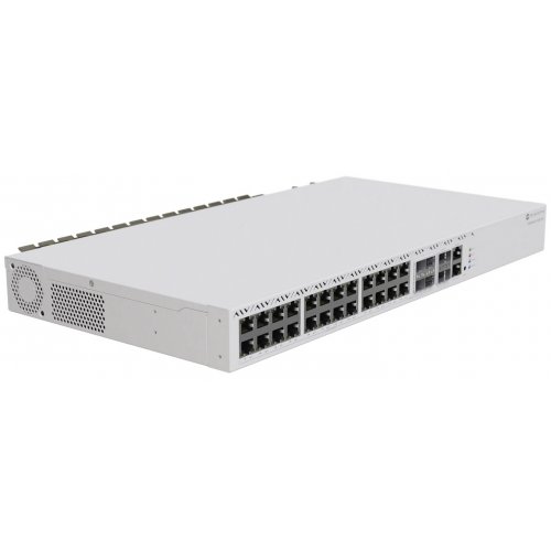 Мережевий комутатор Mikrotik CRS326 (CRS326-4C+20G+2Q+RM) купити в Україні: Київ, Львів, Хмельницький, Тернопіль, Івано-Франківськ | Низька ціна, відгуки, характеристики від TELEMART фото