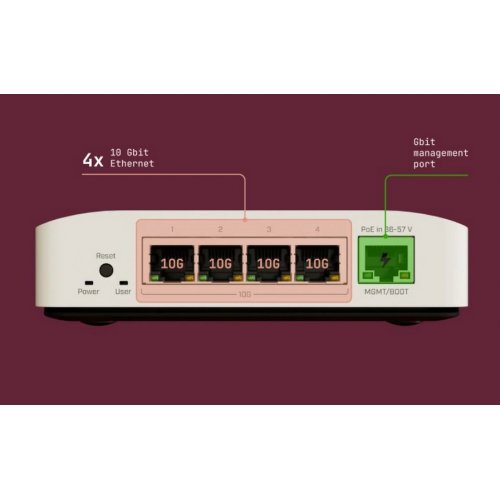 Мережевий комутатор Mikrotik CRS304 (CRS304-4XG-IN) купити в Україні: Київ, Львів, Хмельницький, Тернопіль, Івано-Франківськ | Низька ціна, відгуки, характеристики від TELEMART фото