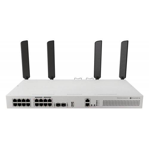 Мережевий комутатор Mikrotik CRS418 (CRS418-8P-8G-2S+5axQ2axQ-RM) купити в Україні: Київ, Львів, Хмельницький, Тернопіль, Івано-Франківськ | Низька ціна, відгуки, характеристики від TELEMART фото