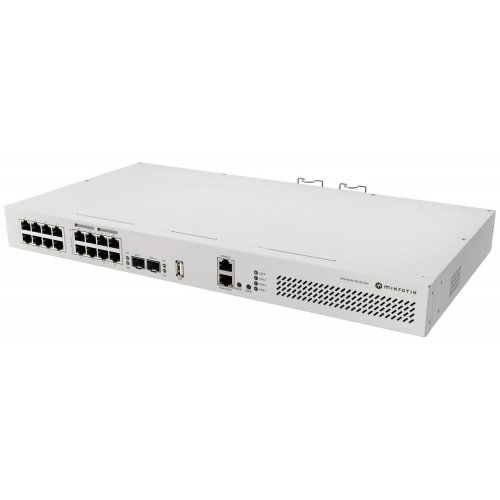 Мережевий комутатор Mikrotik CRS418 (CRS418-8P-8G-2S+RM) купити в Україні: Київ, Львів, Хмельницький, Тернопіль, Івано-Франківськ | Низька ціна, відгуки, характеристики від TELEMART фото