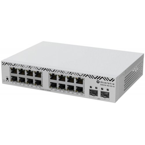 Мережевий комутатор Mikrotik CSS318 (CSS318-16G-2S+IN) купити в Україні: Київ, Львів, Хмельницький, Тернопіль, Івано-Франківськ | Низька ціна, відгуки, характеристики від TELEMART фото