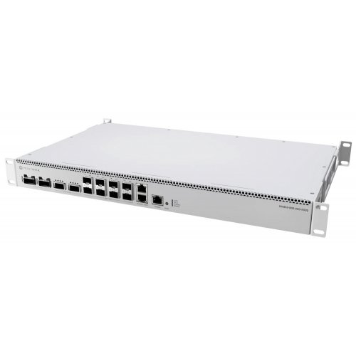 Мережевий комутатор Mikrotik CRS812 DDQ (CRS812-8DS-2DQ-2DDQ-RM) купити в Україні: Київ, Львів, Хмельницький, Тернопіль, Івано-Франківськ | Низька ціна, відгуки, характеристики від TELEMART фото