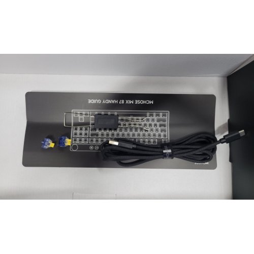 Уцінка клавіатура MCHOSE Mix 87 RGB Apollo Magnetic Switch (MC-MIX87-6-UA) Black (Дефект підсвітки — під час роботи періодично мерехтить, 886922) купити в Україні: Київ, Львів, Хмельницький, Тернопіль, Івано-Франківськ | Низька ціна, відгуки, характеристики від TELEMART фото