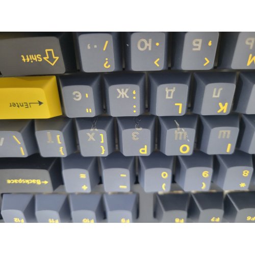 Уцінка клавіатура Attack Shark X98 RGB Linear Strawberry Switch Wireless (AS-6972792471976-SB-UA) Starry Black (Дефект лазерного гравіювання кириличних символів., 886926) купити в Україні: Київ, Львів, Хмельницький, Тернопіль, Івано-Франківськ | Низька ціна, відгуки, характеристики від TELEMART фото