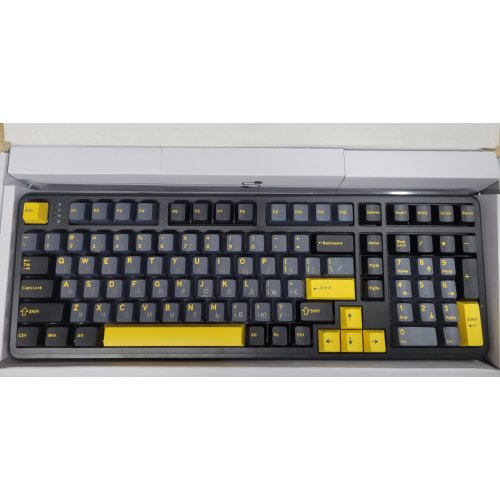 Уцінка клавіатура Attack Shark X98 RGB Linear Strawberry Switch Wireless (AS-6972792471976-SB-UA) Starry Black (Дефект лазерного гравіювання кириличних символів., 886926) купити в Україні: Київ, Львів, Хмельницький, Тернопіль, Івано-Франківськ | Низька ціна, відгуки, характеристики від TELEMART фото