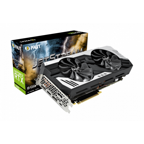 Продать Видеокарта Palit GeForce RTX 2080 JetStream 8192MB (NE62080T20P2-1040J) по Trade-In интернет-магазине Телемарт - Киев, Днепр, Украина фото