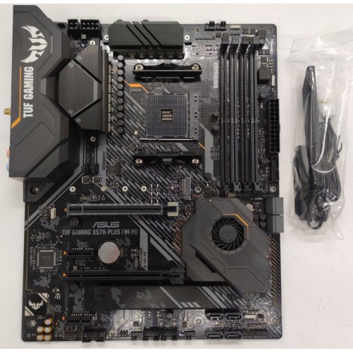 Материнська плата Asus TUF GAMING X570-PLUS (WI-FI) (sAM4, AMD X570) (Відновлено продавцем, 886987) купити в Україні: Київ, Львів, Хмельницький, Тернопіль, Івано-Франківськ | Перевірка сумісності, низька ціна, відгуки, характеристики від TELEMART фото