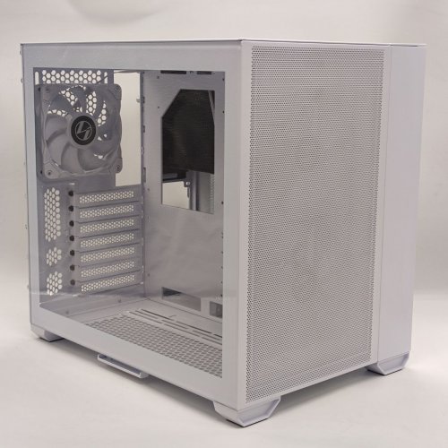 Корпус Lian Li O11 Air Mini Tempered Glass без БЖ (G99.O11AMW.00) White (Відновлено продавцем, 886988) купити в Україні: Київ, Львів, Хмельницький, Тернопіль, Івано-Франківськ | Перевірка сумісності, низька ціна, відгуки, характеристики від TELEMART фото