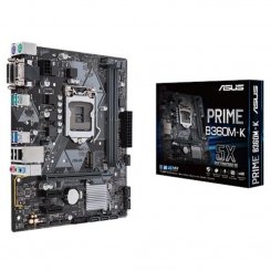 Материнська плата Asus PRIME B360M-K (s1151-V2, Intel B360) (Відновлено продавцем, 886994)