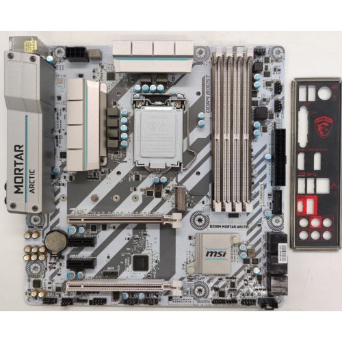 Материнська плата MSI B250M MORTAR ARCTIC (s1151, Intel B250) (Відновлено продавцем, 886995) купити в Україні: Київ, Львів, Хмельницький, Тернопіль, Івано-Франківськ | Перевірка сумісності, низька ціна, відгуки, характеристики від TELEMART фото