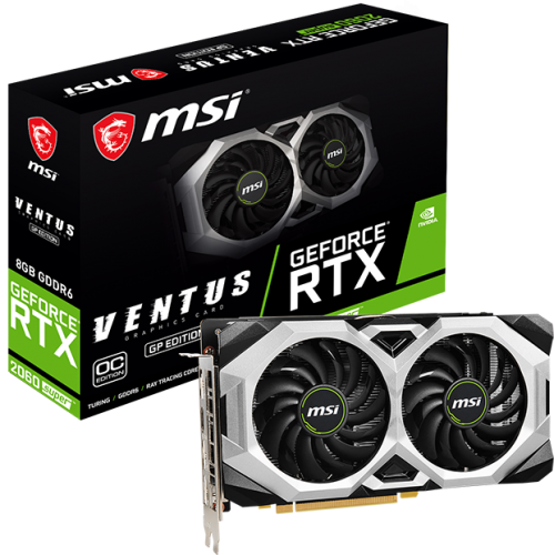 Відеокарта MSI GeForce RTX 2060 SUPER VENTUS GP OC 8192MB (RTX 2060 SUPER VENTUS GP OC) (Відновлено продавцем, 886998) купити в Україні: Київ, Львів, Хмельницький, Тернопіль, Івано-Франківськ | Перевірка сумісності, низька ціна, відгуки, характеристики від TELEMART фото