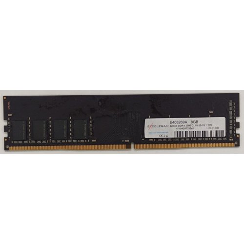Озу Exceleram DDR4 8GB 2666Mhz (E408269A) (Восстановлено продавцом, 887001) купить в Украине: Киев, Днепр, Харьков, Одесса  | Проверка совместимости, низкая цена, отзывы, характеристики от TELEMART фото