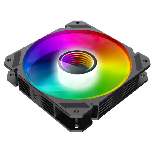 Уценка кулер для корпуса GAMEMAX 12Rainbow-C9 Infinity (FN-12Rainbow-C9-Infinity) (Вскрытая упаковка, 887097) купить в Украине: Киев, Днепр, Харьков, Одесса  | Проверка совместимости, низкая цена, отзывы, характеристики от TELEMART фото