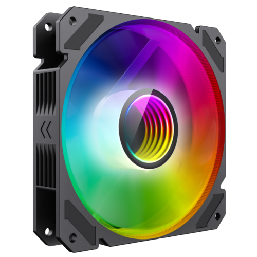 Уценка кулер для корпуса GAMEMAX 12Rainbow-C9 Infinity (FN-12Rainbow-C9-Infinity) (Вскрытая упаковка, 887099) купить в Украине: Киев, Днепр, Харьков, Одесса  | Проверка совместимости, низкая цена, отзывы, характеристики от TELEMART фото