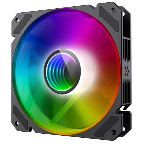 Уценка кулер для корпуса GAMEMAX 12Rainbow-C9 Infinity (FN-12Rainbow-C9-Infinity) (Вскрытая упаковка, 887100) купить в Украине: Киев, Днепр, Харьков, Одесса  | Проверка совместимости, низкая цена, отзывы, характеристики от TELEMART фото