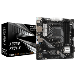 Материнская плата AsRock A320M Pro4-F (sAM4, AMD A320) (Восстановлено продавцом, 887233)
