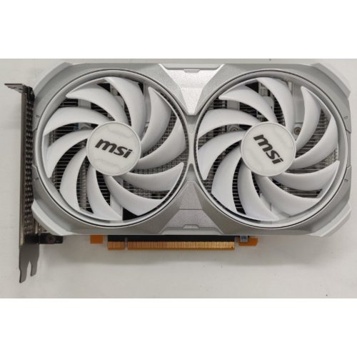 Відеокарта MSI GeForce RTX 4060 VENTUS 2X WHITE OC 8192MB (RTX 4060 VENTUS 2X WHITE 8G OC) (Відновлено продавцем, 887256) купити в Україні: Київ, Львів, Хмельницький, Тернопіль, Івано-Франківськ | Перевірка сумісності, низька ціна, відгуки, характеристики від TELEMART фото