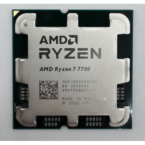 Процессор AMD Ryzen 7 7700 3.8(5.3)GHz 32MB sAM5 Tray (100-000000592) (Восстановлено продавцом, 887349) купить в Украине: Киев, Днепр, Харьков, Одесса  | Проверка совместимости, низкая цена, отзывы, характеристики от TELEMART фото