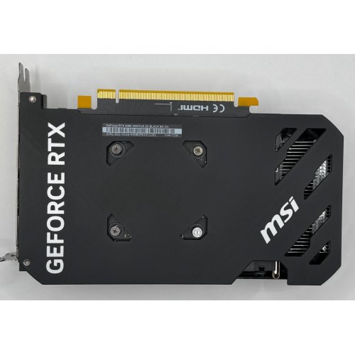 Видеокарта MSI GeForce RTX 4060 VENTUS 2X BLACK OC 8192MB (RTX 4060 VENTUS 2X BLACK 8G OC) (Восстановлено продавцом, 887408) купить в Украине: Киев, Днепр, Харьков, Одесса  | Проверка совместимости, низкая цена, отзывы, характеристики от TELEMART фото