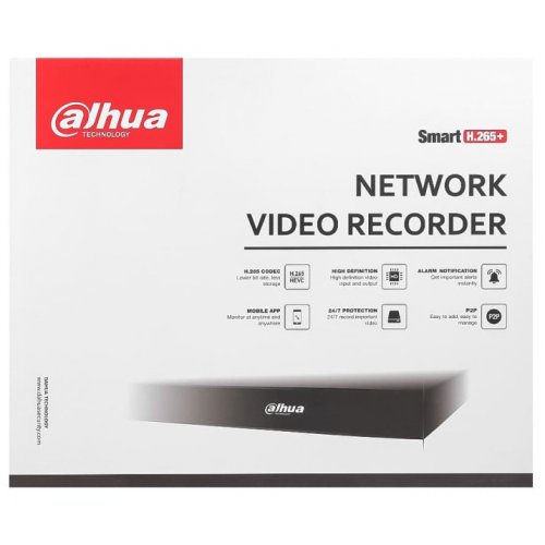IP видеорегистратор Dahua DHI-NVR1104HS-P-S3/H (99-00003448) купить в Украине: Киев, Днепр, Харьков, Одесса  | Низкая цена, отзывы, характеристики от TELEMART фото
