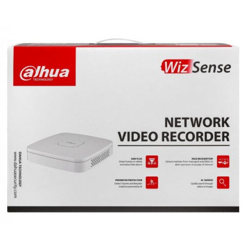 IP відеореєстратор Dahua DHI-NVR2104-P-I2 (99-00010945) купити в Україні: Київ, Львів, Хмельницький, Тернопіль, Івано-Франківськ | Низька ціна, відгуки, характеристики від TELEMART фото
