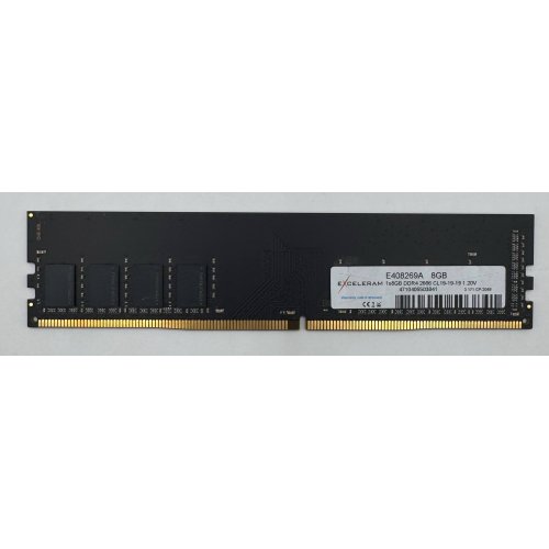 Озп Exceleram DDR4 8GB 2666Mhz (E408269A) (Відновлено продавцем, 887625) купити в Україні: Київ, Львів, Хмельницький, Тернопіль, Івано-Франківськ | Перевірка сумісності, низька ціна, відгуки, характеристики від TELEMART фото