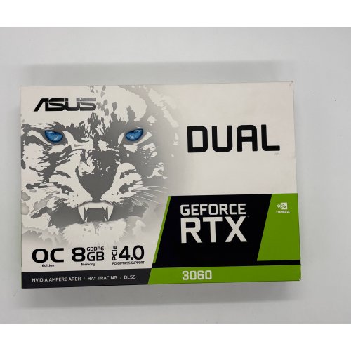 Відеокарта Asus GeForce RTX 3060 Dual OC 8192MB (DUAL-RTX3060-O8G-WHITE) (Відновлено продавцем, 887632) купити в Україні: Київ, Львів, Хмельницький, Тернопіль, Івано-Франківськ | Перевірка сумісності, низька ціна, відгуки, характеристики від TELEMART фото