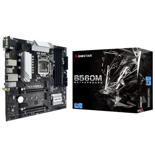 Материнська плата Biostar B560MX/E PRO Ver. 6.0 (s1200, Intel B560) (Відновлено продавцем, 887647) купити в Україні: Київ, Львів, Хмельницький, Тернопіль, Івано-Франківськ | Перевірка сумісності, низька ціна, відгуки, характеристики від TELEMART фото
