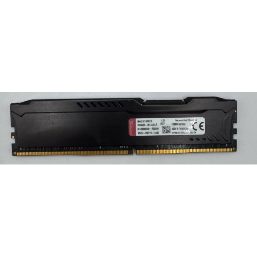 Озп Kingston DDR4 16GB 2133Mhz HyperX FURY Black (HX421C14FB/16) (Відновлено продавцем, 887683) купити в Україні: Київ, Львів, Хмельницький, Тернопіль, Івано-Франківськ | Перевірка сумісності, низька ціна, відгуки, характеристики від TELEMART фото