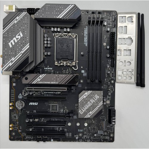 Материнская плата MSI B760 GAMING PLUS WIFI (s1700, Intel B760) (Восстановлено продавцом, 887701) купить в Украине: Киев, Днепр, Харьков, Одесса  | Проверка совместимости, низкая цена, отзывы, характеристики от TELEMART фото