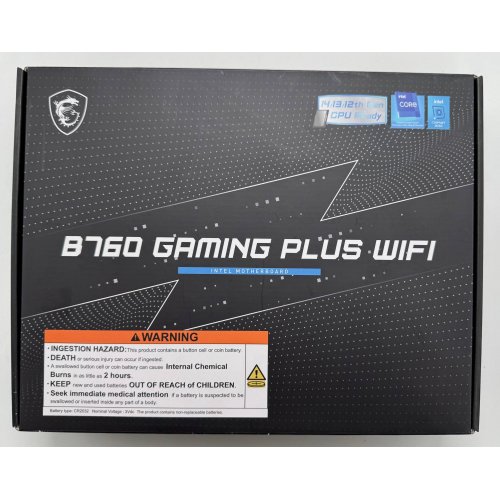 Материнская плата MSI B760 GAMING PLUS WIFI (s1700, Intel B760) (Восстановлено продавцом, 887701) купить в Украине: Киев, Днепр, Харьков, Одесса  | Проверка совместимости, низкая цена, отзывы, характеристики от TELEMART фото