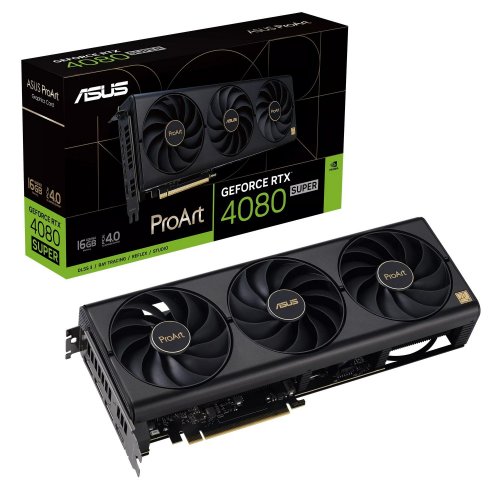 Відеокарта Asus ProArt GeForce RTX 4080 SUPER OC 16384MB (PROART-RTX4080S-O16G) (Відновлено продавцем, 887705) купити в Україні: Київ, Львів, Хмельницький, Тернопіль, Івано-Франківськ | Перевірка сумісності, низька ціна, відгуки, характеристики від TELEMART фото