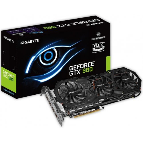 Видеокарта Gigabyte GeForce GTX 980 4096MB (GV-N980WF3OC-4GD) (Восстановлено продавцом, 887725) купить в Украине: Киев, Днепр, Харьков, Одесса  | Проверка совместимости, низкая цена, отзывы, характеристики от TELEMART фото