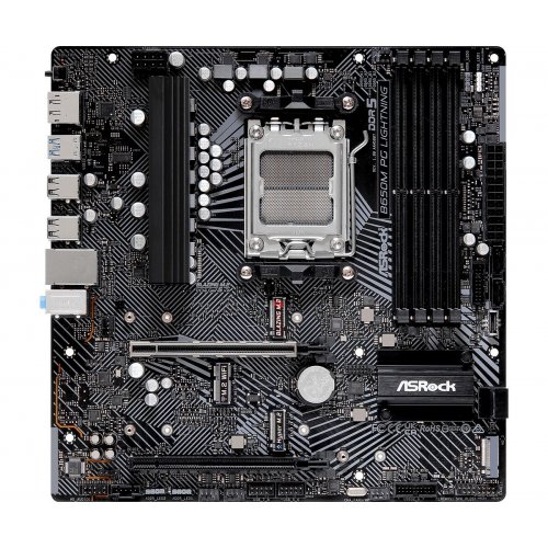 Уцінка материнська плата AsRock B650M PG Lightning (sAM5, AMD B650) (Розкрита упаковка, 887758) купити в Україні: Київ, Львів, Хмельницький, Тернопіль, Івано-Франківськ | Перевірка сумісності, низька ціна, відгуки, характеристики від TELEMART фото