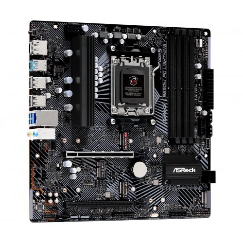 Уцінка материнська плата AsRock B650M PG Lightning (sAM5, AMD B650) (Розкрита упаковка, 887758) купити в Україні: Київ, Львів, Хмельницький, Тернопіль, Івано-Франківськ | Перевірка сумісності, низька ціна, відгуки, характеристики від TELEMART фото