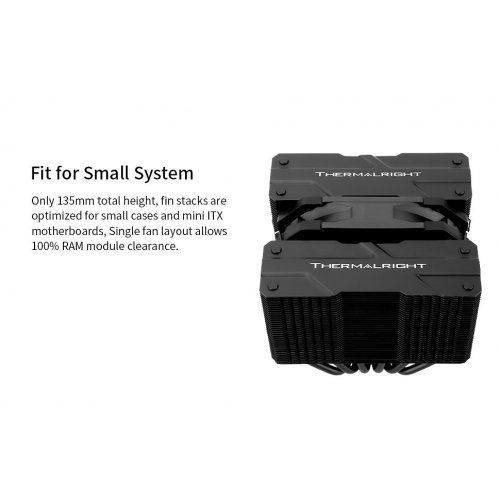 Уценка кулер Thermalright Peerless Assassin 120 Mini Black (Вскрытая упаковка, 887844) купить в Украине: Киев, Днепр, Харьков, Одесса  | Проверка совместимости, низкая цена, отзывы, характеристики от TELEMART фото
