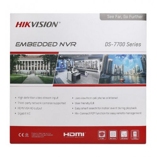 IP видеорегистратор Hikvision DS-7716NI-Q4/16P(C) (99-00016131) купить в Украине: Киев, Днепр, Харьков, Одесса  | Низкая цена, отзывы, характеристики от TELEMART фото