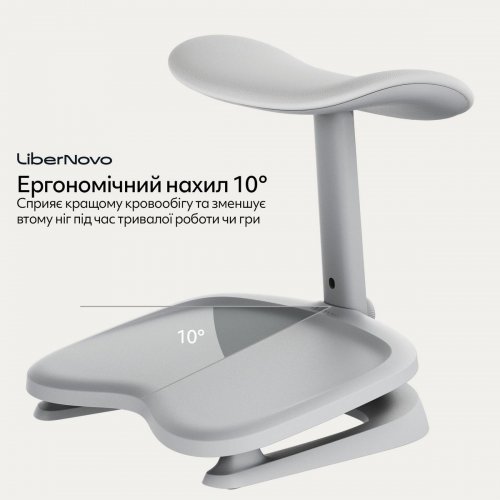 Підставка для ніг LiberNovo StepSync Footrest (CP-GW-0000002-00-00) Space Gray купити в Україні: Київ, Львів, Хмельницький, Тернопіль, Івано-Франківськ | Низька ціна, відгуки, характеристики від TELEMART фото