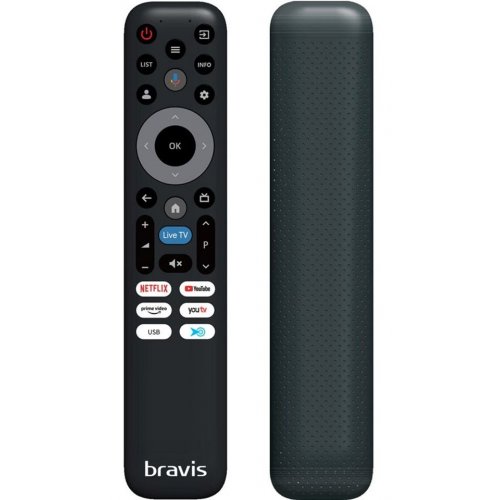 Телевізор Bravis 43" 43L7000Q Black купити в Україні: Київ, Львів, Хмельницький, Тернопіль, Івано-Франківськ | Низька ціна, відгуки, характеристики від TELEMART фото